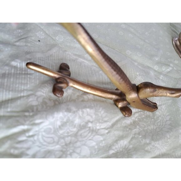 Orig. Old Cast Iron Crocodile Figural Gator Nutcracker NICE! Made in England - Picture 5 of 9